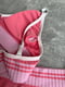 Рожевий комплект білизни: бюстгальтер-топ з пуш-ап, труси-бразиліана | 6850723 | фото 3