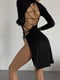 Чорна еротична сукня зі шнурівкою | 6851295 | фото 2