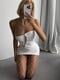 Біла еротична сукня зі шнурівкою | 6851297 | фото 5