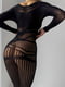 Чорна еротична сукня в сітку | 6851300 | фото 4