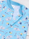 Пісочник бавовняний блакитний з принтом | 6851945 | фото 2