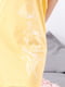 Нічна сорочка світло-пісочного кольору з принтом | 6851998 | фото 2