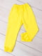 Жовті трикотажні штани на резинці | 6852316