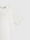 Блуза молочного кольору з мереживом | 6853577 | фото 8