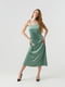 Зелена сукня в білизняному стилі | 6853610