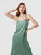 Зелена сукня в білизняному стилі | 6853610 | фото 2