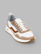 Кросівки шкіряні біло-бежеві | 6853732 | фото 6