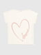 Піжама рожево-біла з малюнком: футболка і шорти | 6853848 | фото 8
