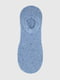 Короткі сині шкарпетки у візерунок | 6854345 | фото 2