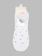 Короткі білі шкарпетки у візерунок | 6854378 | фото 8