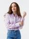 Блуза бузкового кольору  на застібці | 6854413 | фото 4