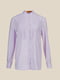 Блуза бузкового кольору  на застібці | 6854413 | фото 7