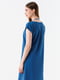 Синя сукня з розрізами на гудзиках | 6854438 | фото 6