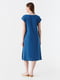 Синя сукня з розрізами на гудзиках | 6854438 | фото 7