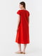 Червона сукня з розрізами на гудзиках | 6854444 | фото 6