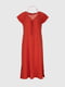 Червона сукня з розрізами на гудзиках | 6854444 | фото 8