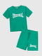Костюм: футболка+шорти зелений принтований | 6854516 | фото 7