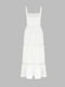 Сарафан білий з мереживною вставкою на талії | 6854831 | фото 7