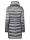 Стьобане пальто сріблястого кольору | 6855204 | фото 3