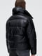 Чорна коротка куртка з екошкіри | 6855422 | фото 5