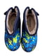 Водонепроникні сині чобітки з принтом | 6855569 | фото 2