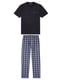 Бавовняна піжама: лонгслів та штани | 6855593 | фото 2