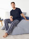 Бавовняна піжама: лонгслів та штани | 6855593 | фото 9
