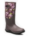 Бордові гумові чоботи з квітковим принтом | 6855685 | фото 2