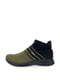 Кросівки з текстилю без шнурків кольору хакі | 6855717 | фото 3