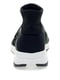 Біло-чорні кросівки на шнурівці | 6855724 | фото 5