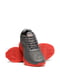 Сірі кросівки на рельєфній червоній підошві | 6855756 | фото 2