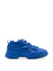 Сині кросівки на рельєфній підошві | 6855768 | фото 2