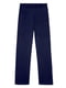 Темно-синя бавовняна піжама: лонгслів та штани | 6856040 | фото 5