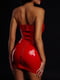 Красное латексное платье | 6856957 | фото 6