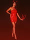 Красное латексное платье | 6856957 | фото 7
