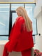 Класичний червоний костюм трійка: майка, жакет та штани | 6857253 | фото 5