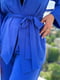 Брючний костюм синій з поясом | 6857269 | фото 9