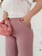 Літній брючний костюм рожево-лілового кольору: блуза та штани | 6857355 | фото 4