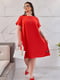 Сукня вільного крою червона | 6857422 | фото 2