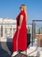 Сукня-поло червона з лампасами | 6857425 | фото 4