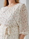 Елегантна біла сукня міді в принт | 6857441 | фото 4