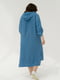 Сукня блакитна спортивного крою з льону | 6857498 | фото 3