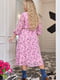 Ніжна рожево-лілова сукня в квітковий принт | 6857509 | фото 4