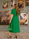 Сукня-сорочка однотонна зелена | 6857574 | фото 4