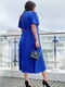 Сукня-сорочка однотонна синя | 6857581 | фото 4