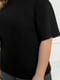 Базова котонова чорна футболка | 6857634 | фото 4