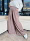 Темно-бежеві штани палаццо класичного стилю | 6857658 | фото 4