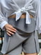 Шорти-спідниця сірі з костюмної тканини | 6857695 | фото 4