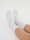 Шкарпетки білі високі в рубчик на 36-40 розмір | 6857884 | фото 3