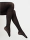 Теплі бавовняні чорні колготки з візерунком Lacery (60 den; model 1; розмір 2) | 6857909 | фото 6